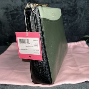 Margaux Medium Convertible Crossbody NWT Green & Black